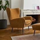 Lucia Wing Chair - Metal Legs
