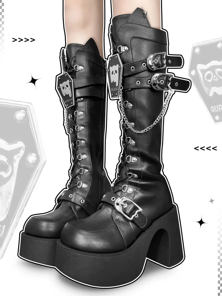 GURURU (Gothic Mary Jane Shoes/Platforms)