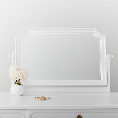 Auburn Mirror Vanity Desk Hutch