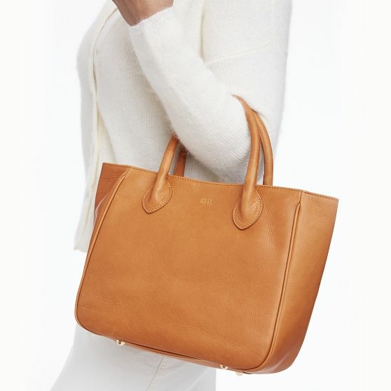 Elisabetta Leather Midi Handbag