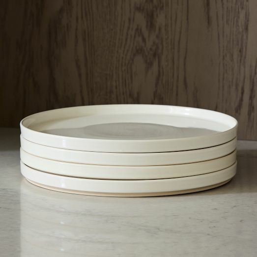 Straight-Sided Stoneware Serving Trays