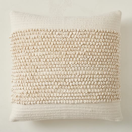 Chunky Herringbone Wool Pillow Cover