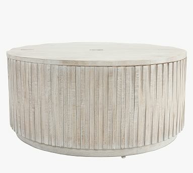 Coloma Round Storage Coffee Table (40")