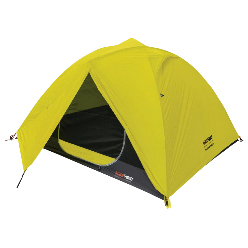 BlackWolf Grasshopper 3 UL Hiking Tent - Vibrant Yellow - Tentworld