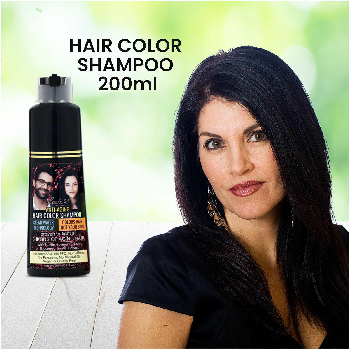 No Stain No Grey Hair Colour Shampoo (S)