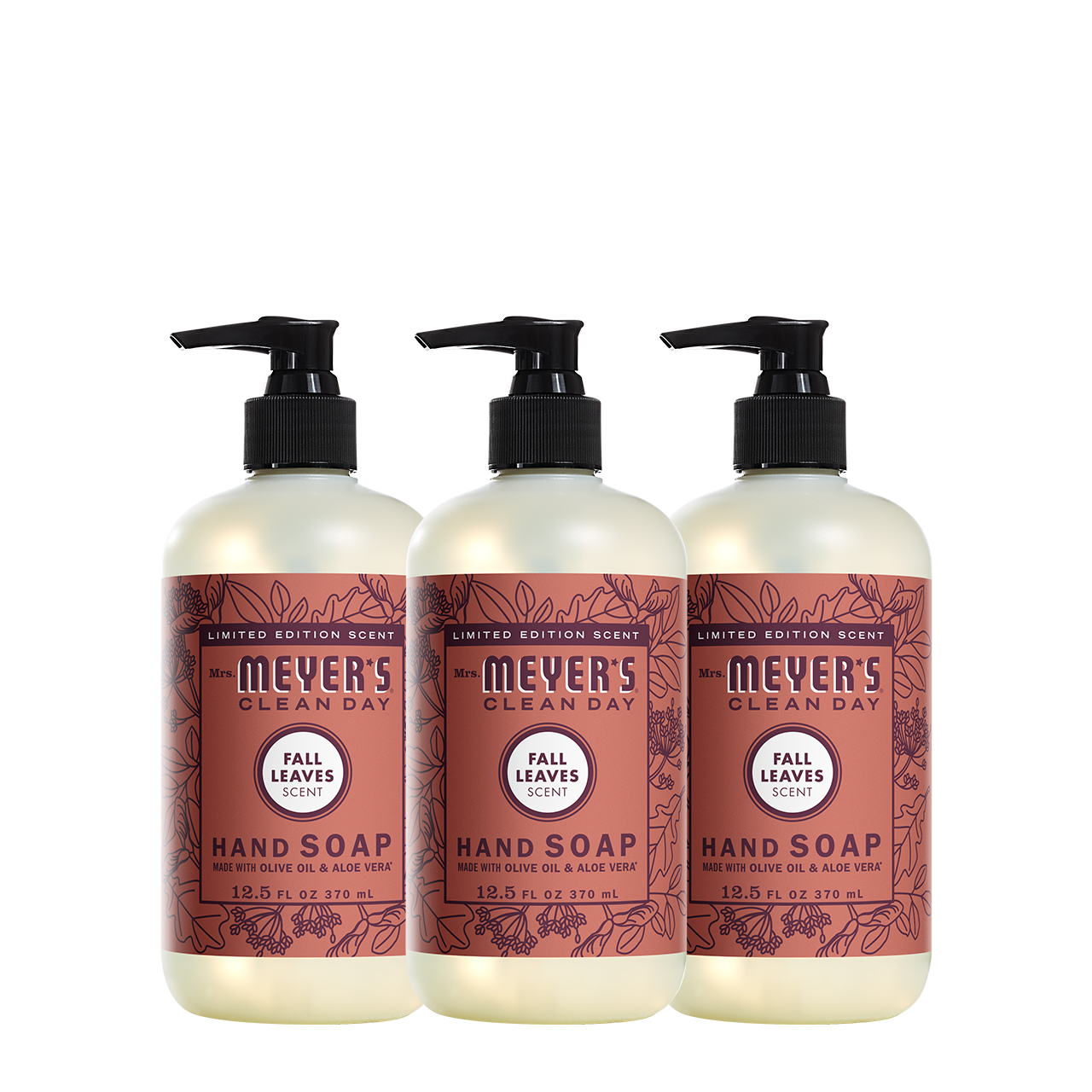 Fall Leaves Liquid Hand Soap 3-count Bundle ​