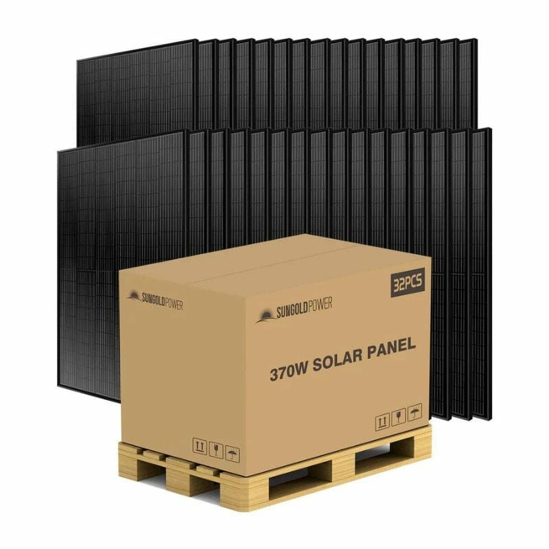 Sungold 360W-560W Solar Panels | 32 x Panels Per Pallet | 25-Year Power Output Warranty | Choose Wattage