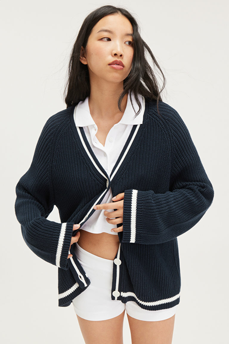 Oversized Knitted Cardigan