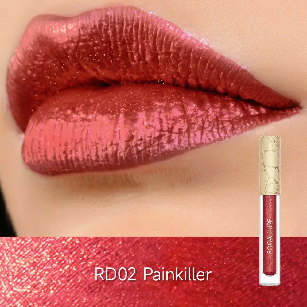 [New Upgrade] Glam Metal Liquid Lipstick #RD02 Painkiller