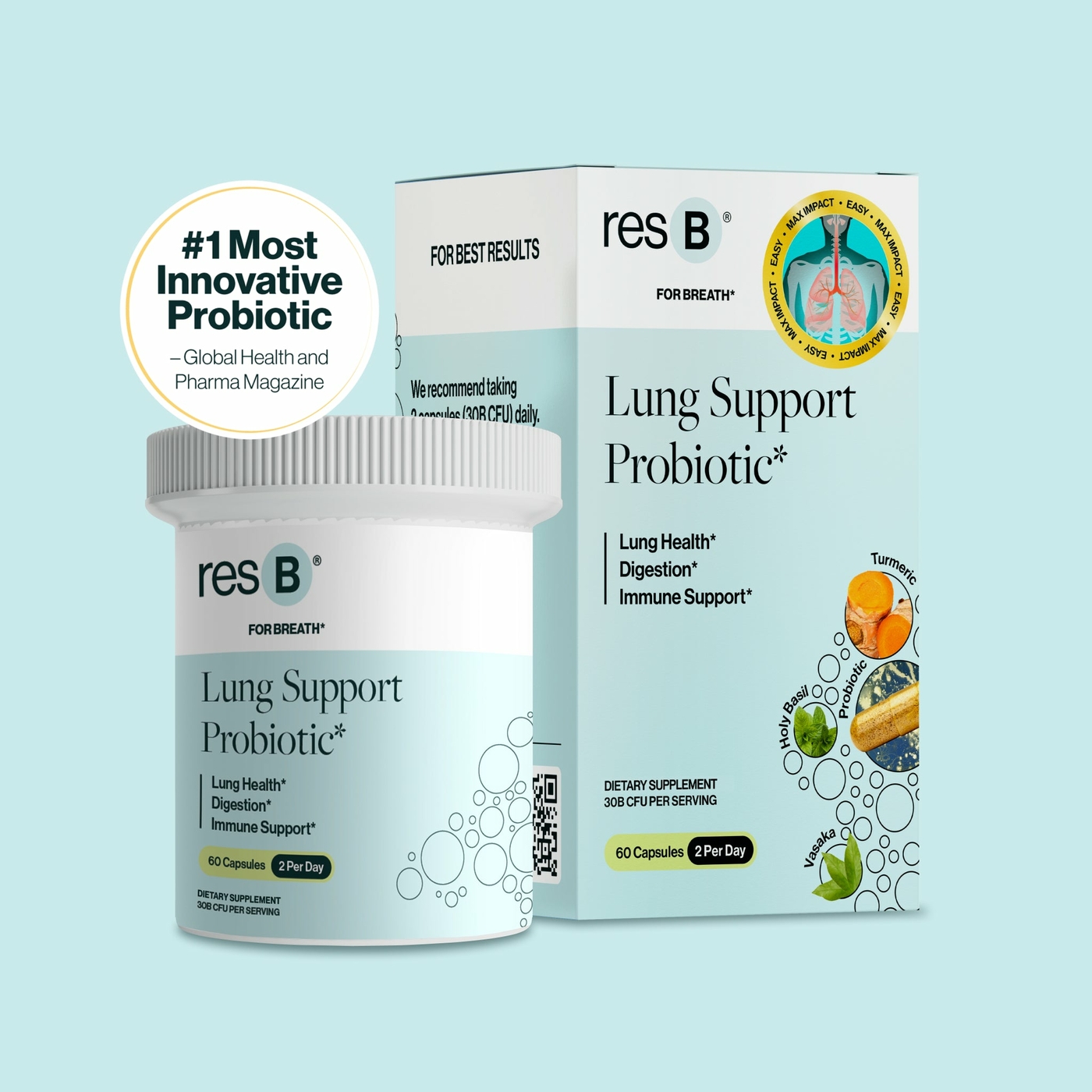 resB® Lung Support Probiotic