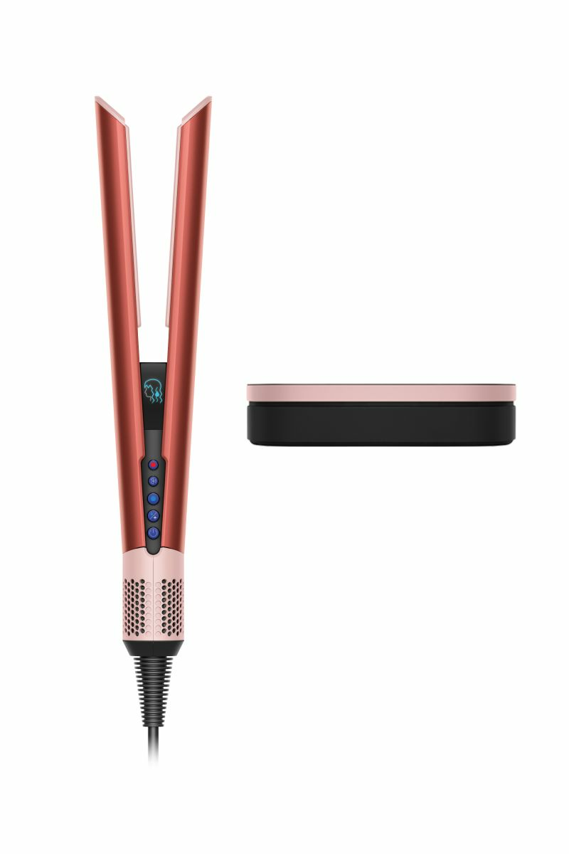 Holiday Dyson Airstrait™ straightener (Strawberry Bronze/Blush Pink)