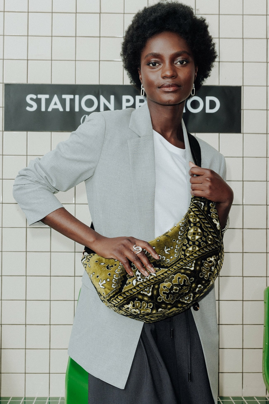 Samt-Umhängetasche LALLA