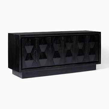 Carved Pattern Media Console (60"–80")
