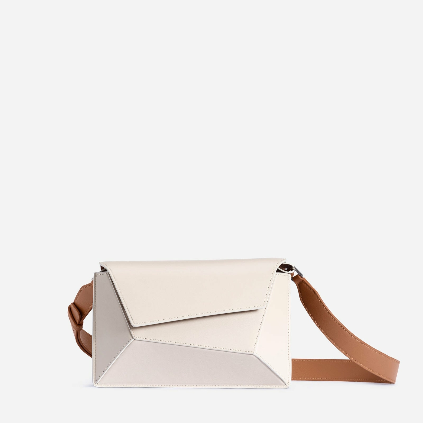 Small Shoulder Bag Formed By Twisted Polygons