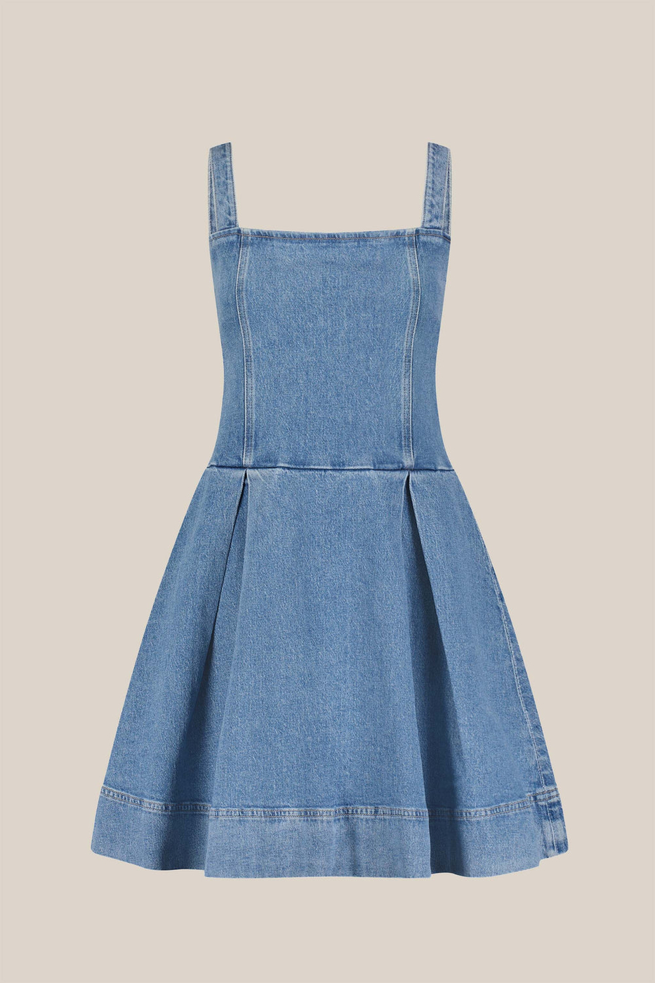 Mem plus - denim mini dress