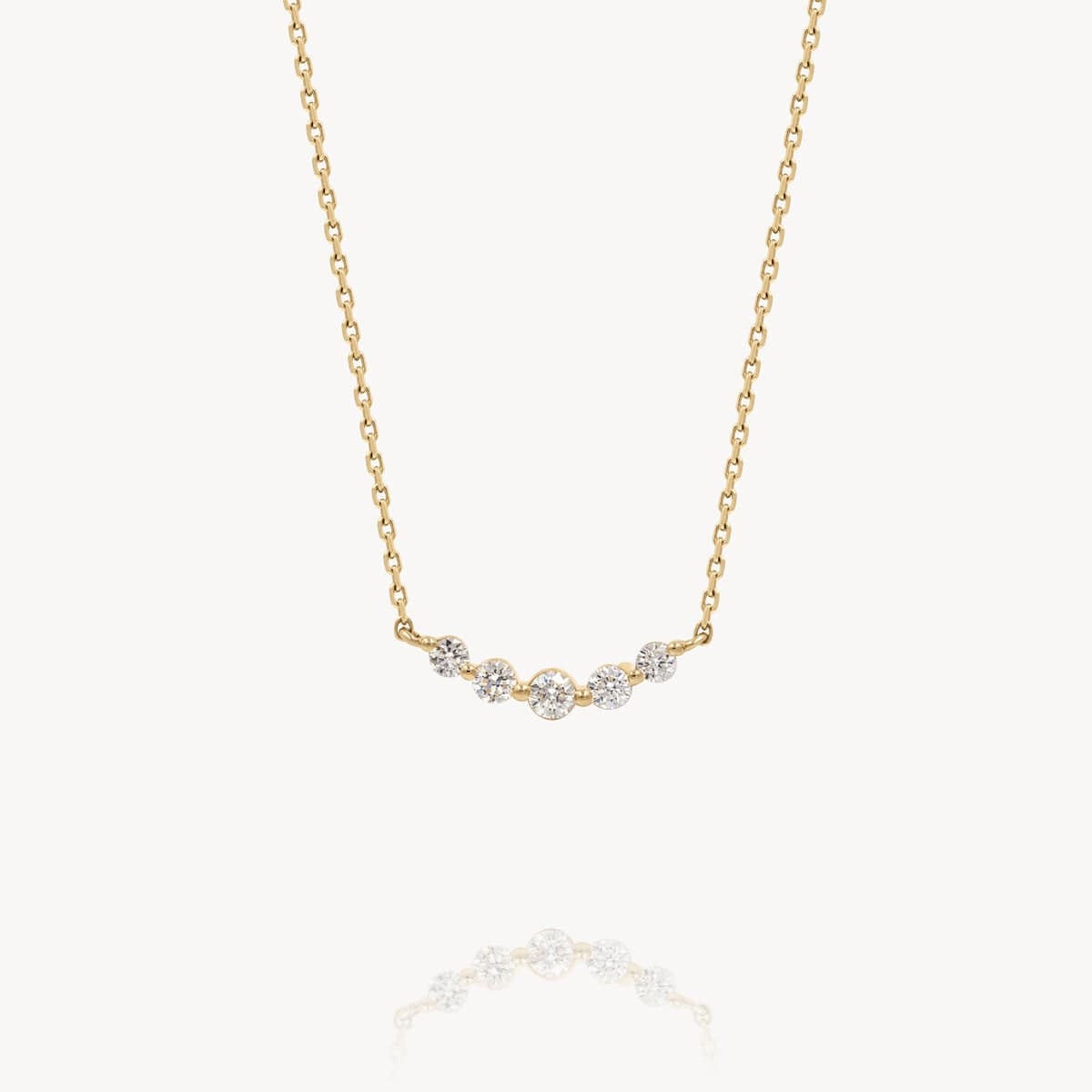 Petite Diamond Arch Necklace