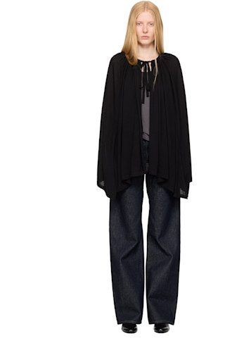 Never Pay Full Price for Black Drawstring Cape