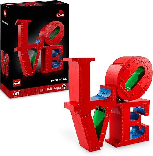 LEGO Art LOVE Building Set, Model Kit for Adults to Build, Great as a Home Office Decor Piece or Engagement Gift for Couples, Valentine's Day Decoration for Her or Him 31214 : Amazon.co.uk: Toys & Games