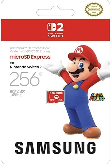Samsung microSD Express Card – 256GB for Nintendo Switch™ 2 : Amazon.ca: Video Games