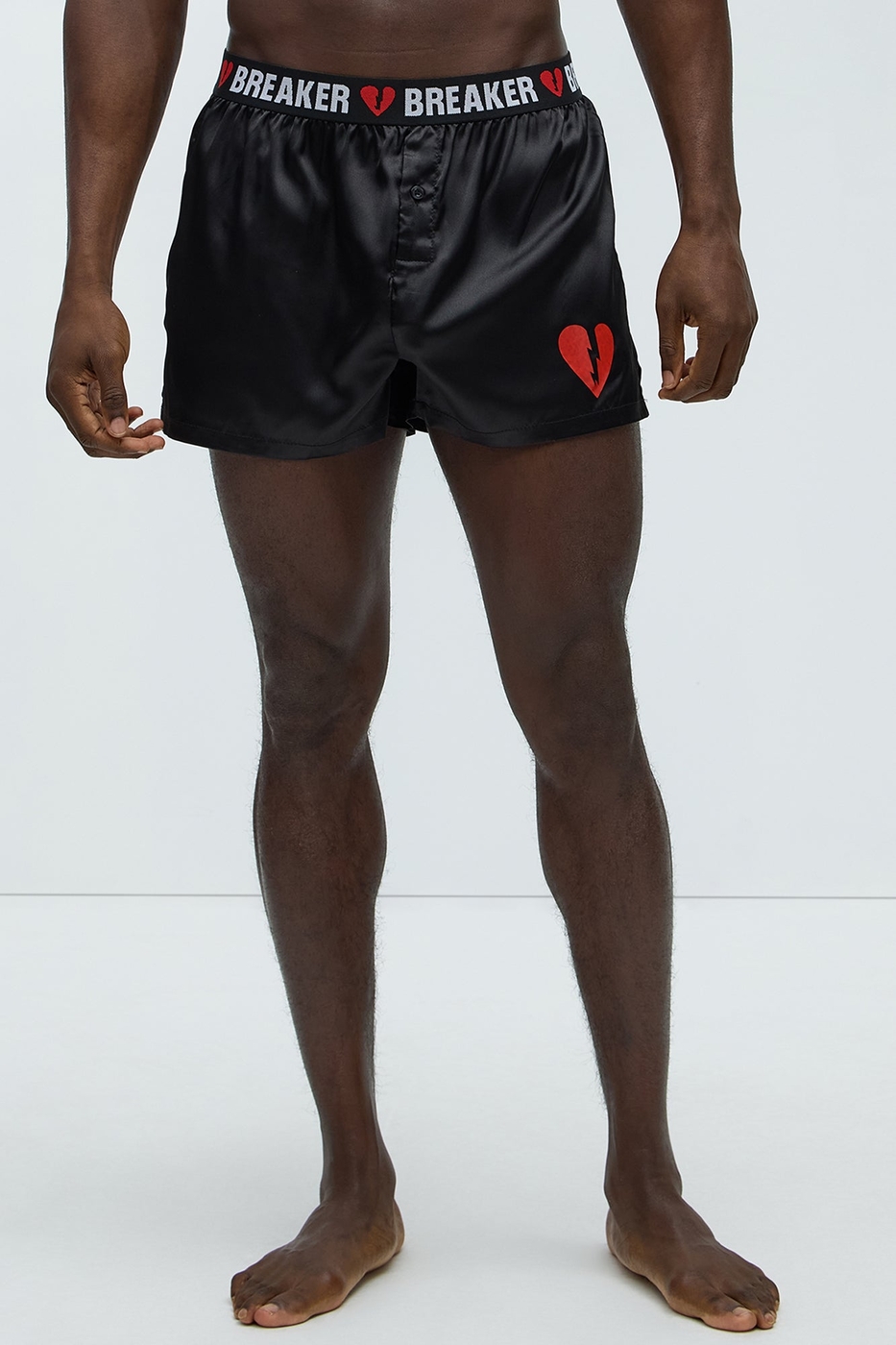Heart Breaker Boxer - Black/Red