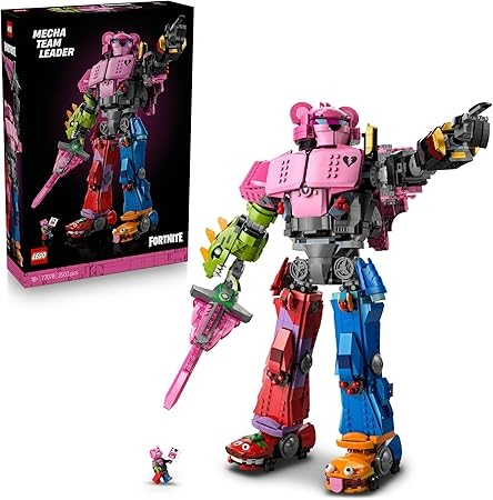 LEGO® Fortnite® Mecha Team Leader 77078 Building Set for Adults, Collectible Gaming Figure, Video Game Toy for Men and Women, Buildable Decor, Display Toy with Minifigure