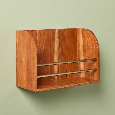 Vinyl Wall Hanging Storage Wood - Hearth & Hand™ with Magnolia