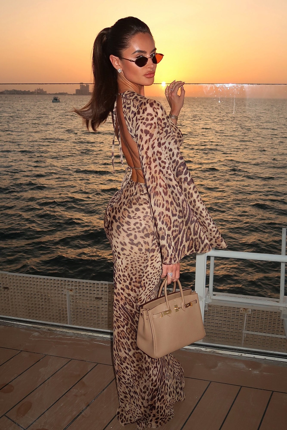 Lavette Leopard Maxi Dress - Leopard