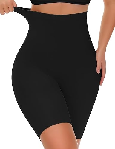 Yeblues Tummy Control Shapewear, High Waisted Shapewear Shorts for Women, Seamless Comfy Body Shaper Underwear Girdle