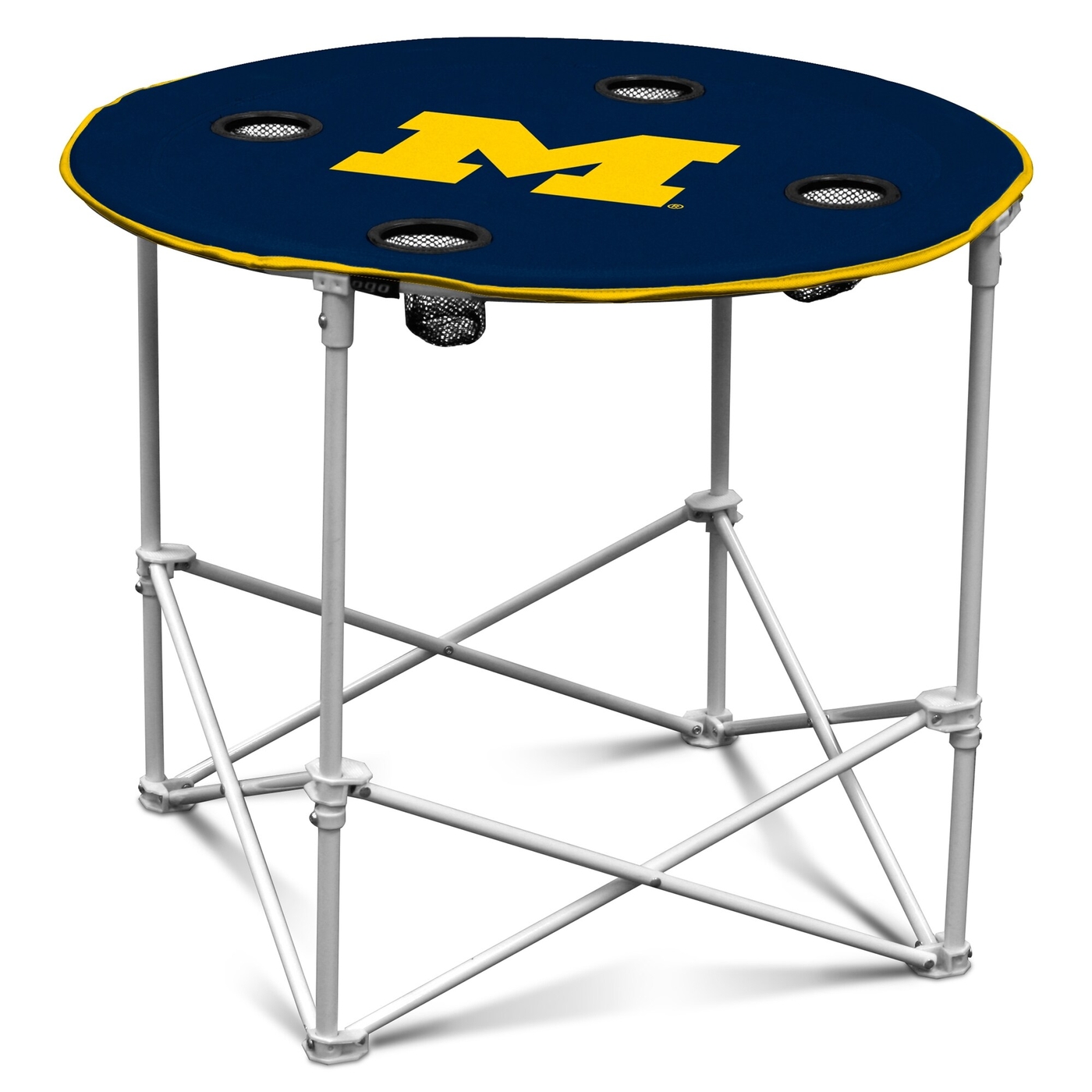 Michigan Wolverines Round Table - Navy