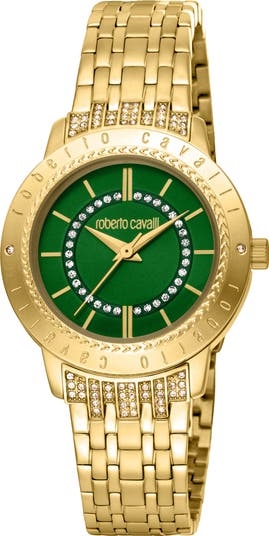 Crystal Bracelet Watch, 32mm