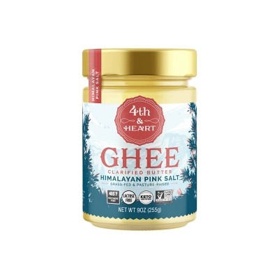 4th & Heart Himalayan Pink Salt Grass-Fed Ghee - 9oz