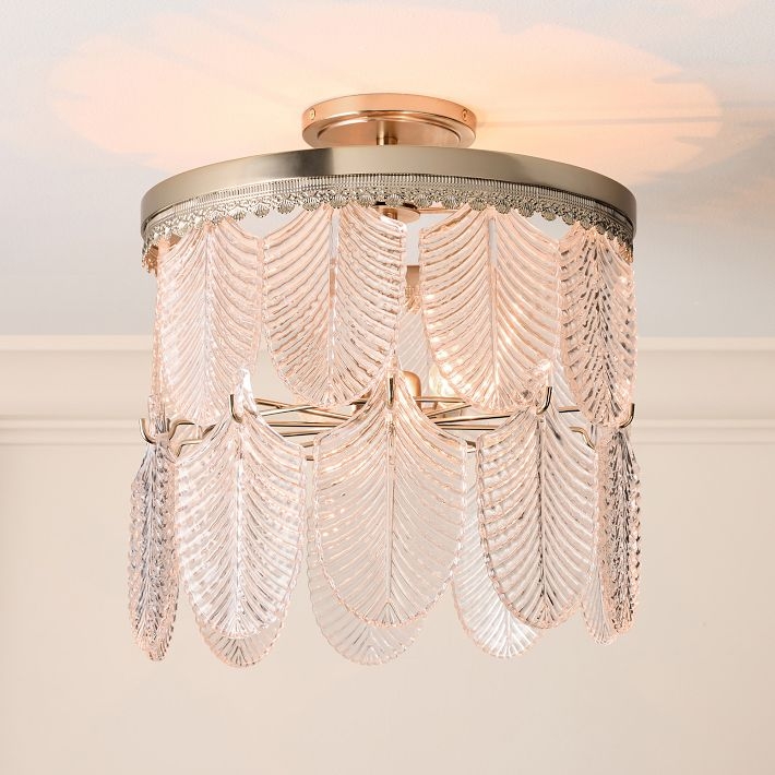 Wicked Deco Glass Flush Mount