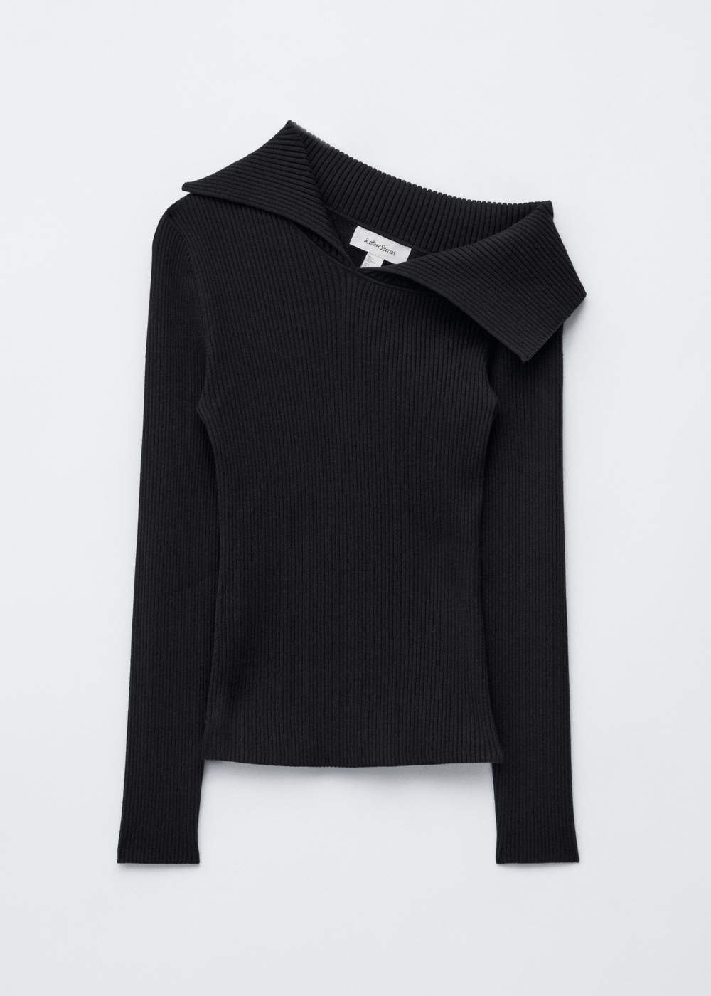 Rib-Knit Off-Shoulder Top