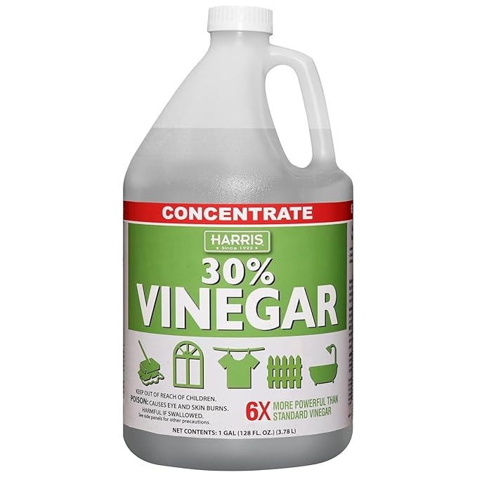 Harris 30% Extra Strength Concentrated Vinegar for Home and Outdoor Use, 1 Gallon
