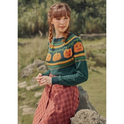 Give 'Em Pumpkin To Talk About Fair Isle Sweater