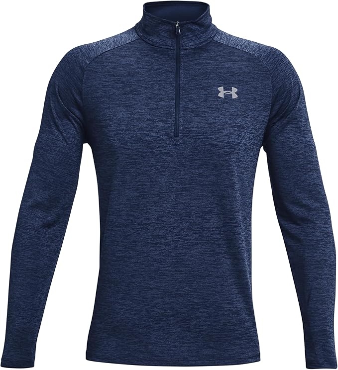 Under Armour Men Tech 2.0 1/2 Zip, Versatile Warm Up Top for Men, Light and Breathable Zip Up Top for Working Out