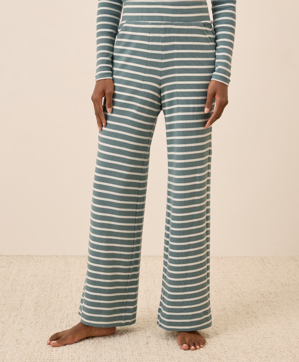 Dream Rib Wide Leg Lounge Pant