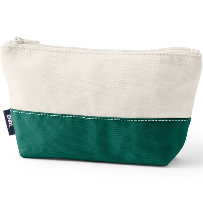 Lands' End Zipper Canvas Pouch