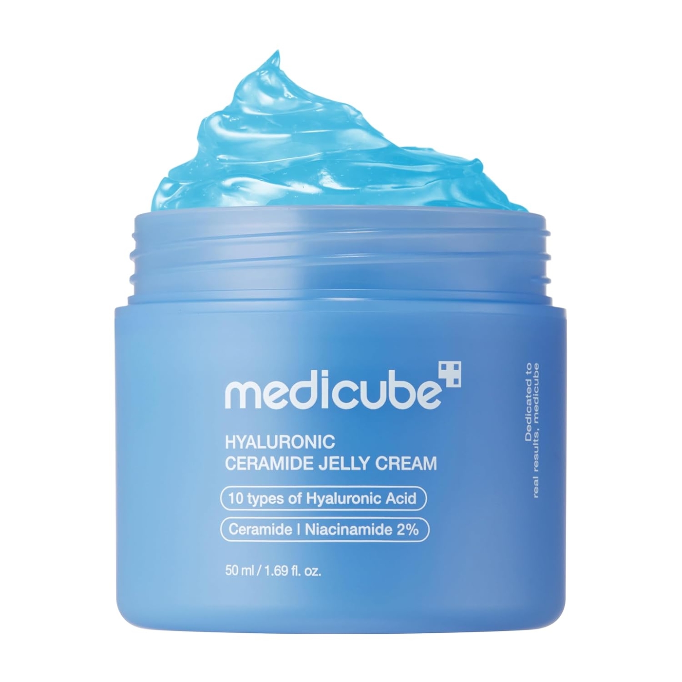 medicube Hyaluronic Acid Moisturizing Jelly Cream | Daily Moisturizer for All Skin Types | Long-lasting Hydration with Hyaluronic Acid, Ceramides, Multi Peptides | Supports Skin's Natural Barrier