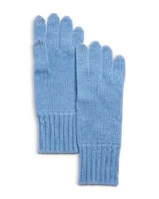 C by Bloomingdale's Cashmere Rib Tech Gloves - Exclusive