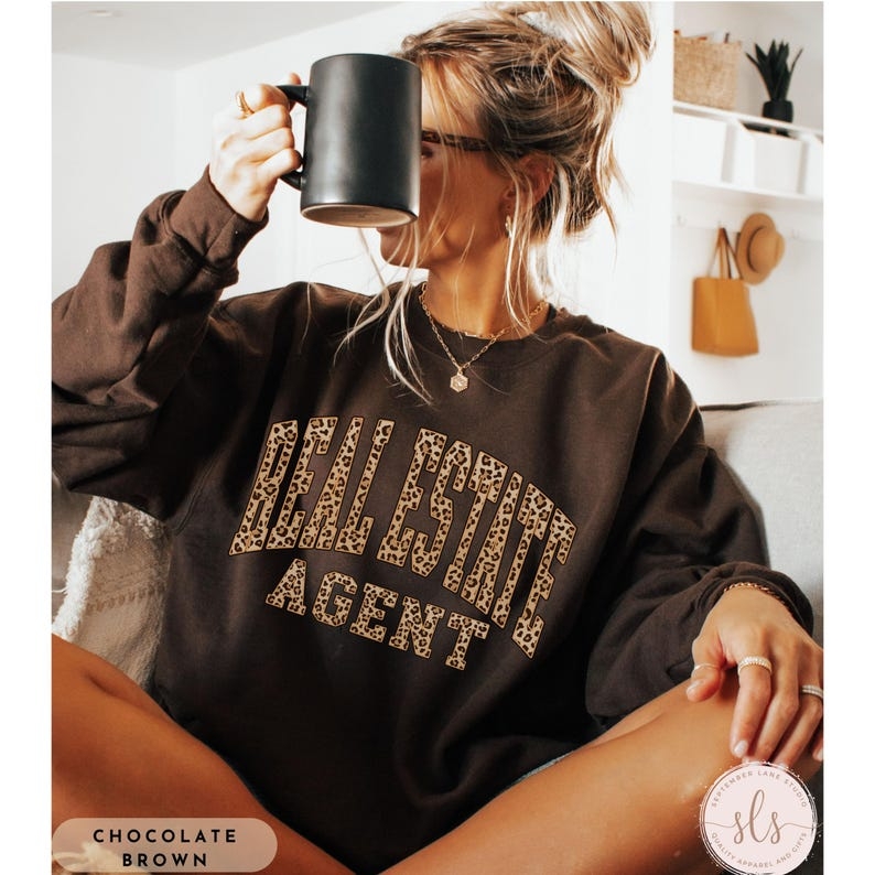 Real Estate Agent Sweatshirt, Real Estate Sweatshirt, Real Estate Shirt, Home Seller, Cotton Polyester Mix Size S-3XL