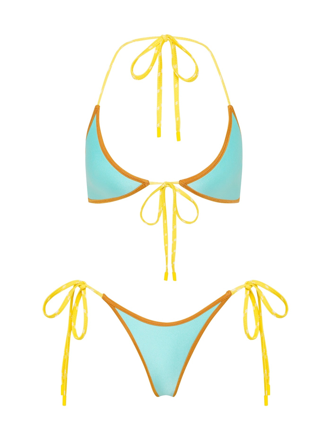 SOFI - ROQUE Neoprene Halter Bikini Set | Triangl