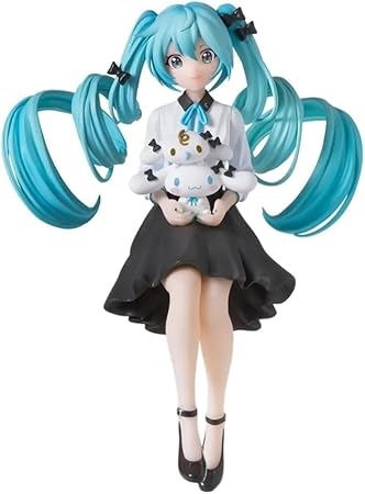 Thunder Tech Hatsune Miku Chokonose Premium Figure Hatsune Miku x Cinnamorol Osumashi Ver.