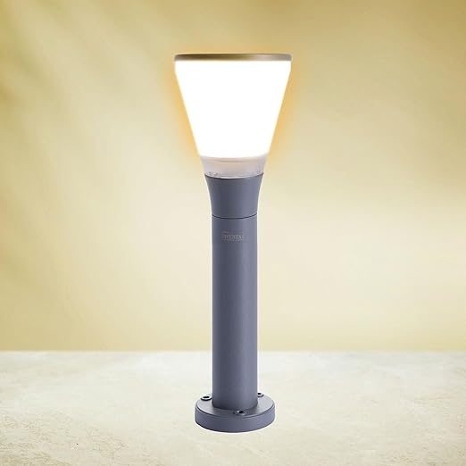 INVENTAA Olivia STEM 12W Garden Light for Home Garden Waterproof (Warm White) IP65 Unbreakable Garden Lights for Outdoor Waterproof | Rustproof LED Bollard Light Garden Lights (2 Ft)