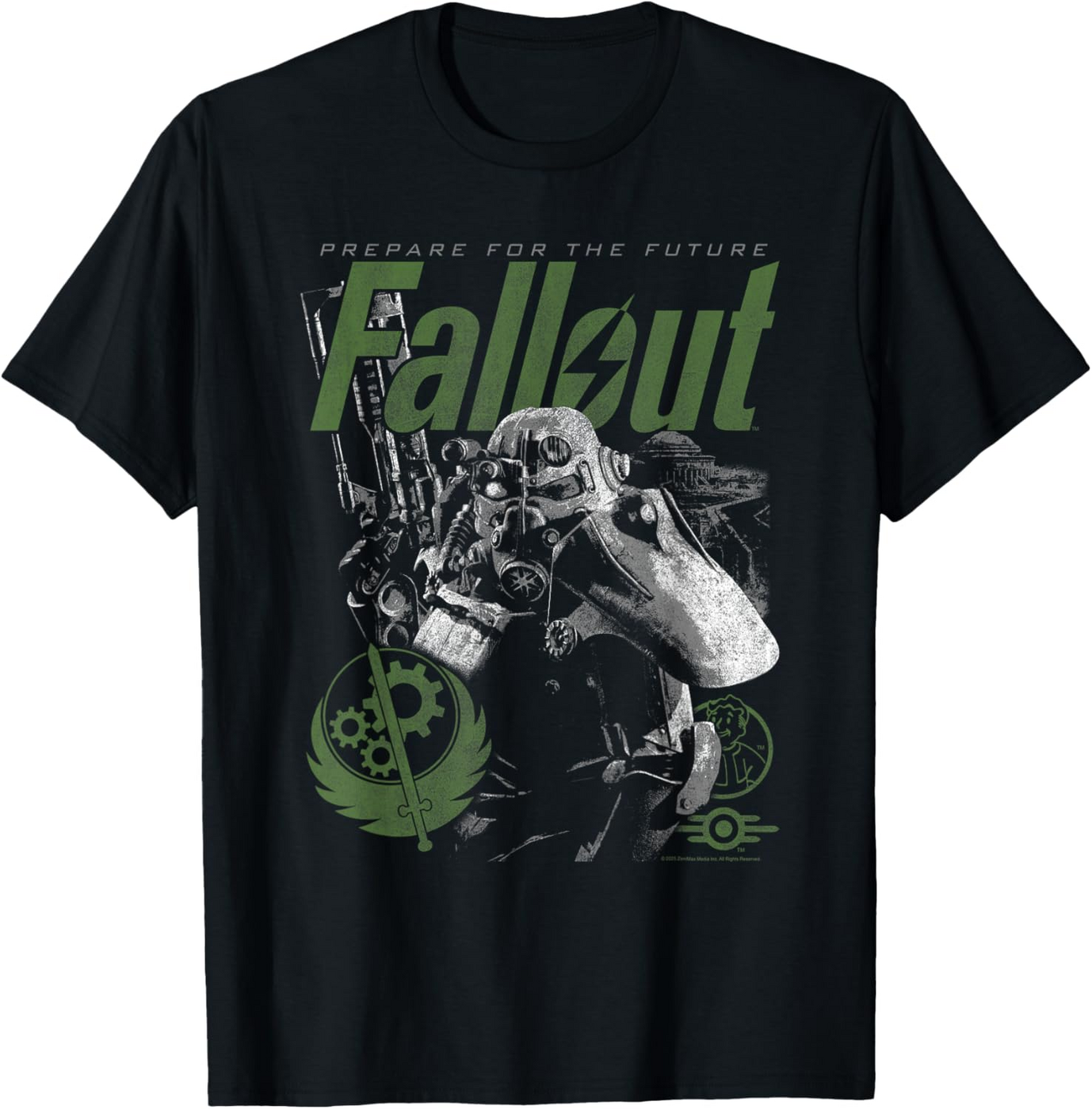 Fallout Video Game Brotherhood of Steel Armor T-Shirt