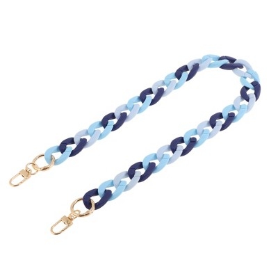 Unique Bargains Durable Handbag Chain Strap 1 Pc Blue 23.62