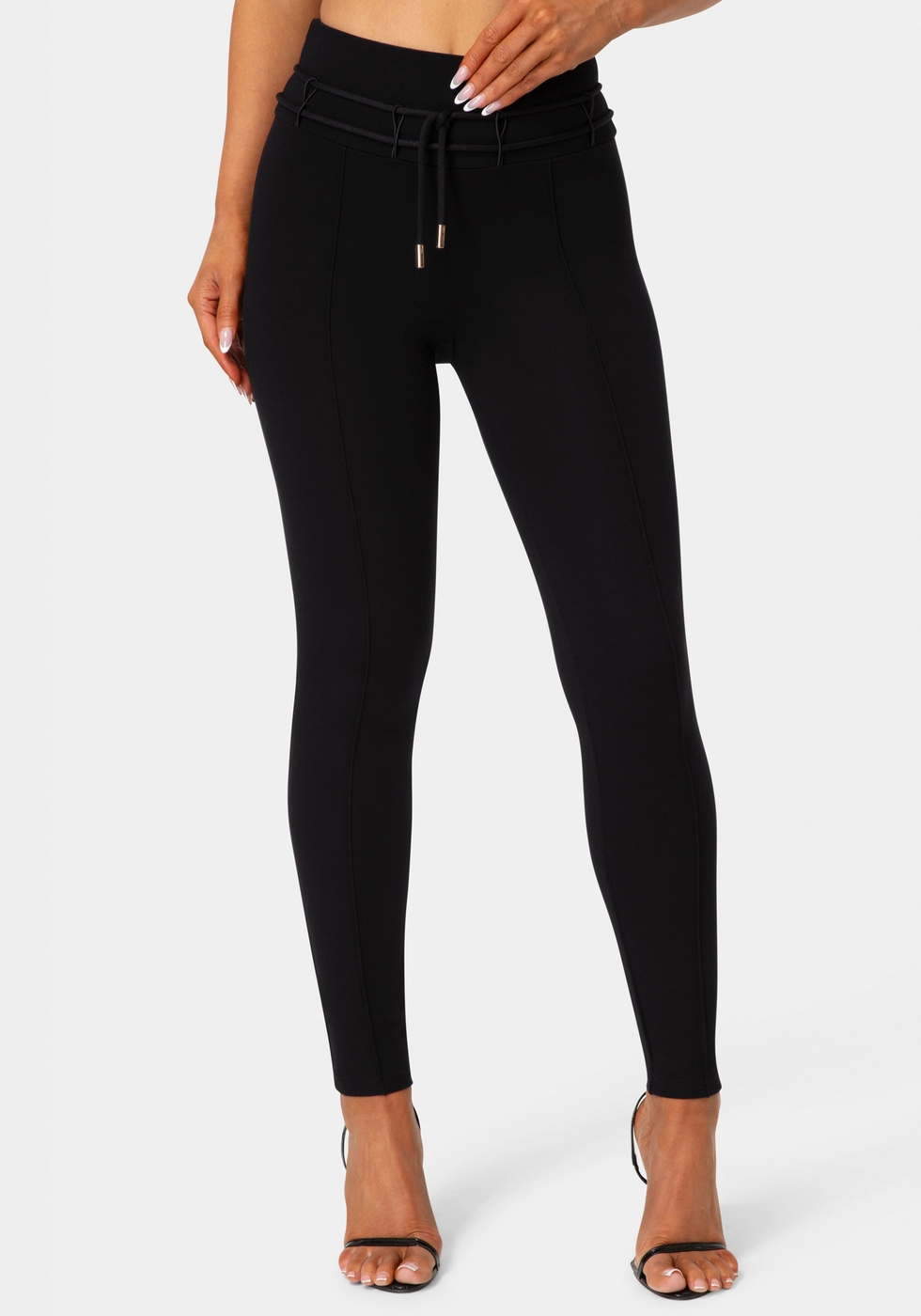 High Waist Thin Belts Legging