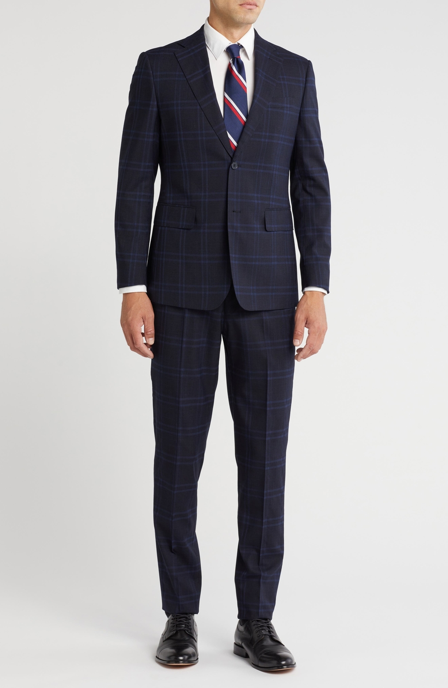 Notched Lapel Two-Piece Suit