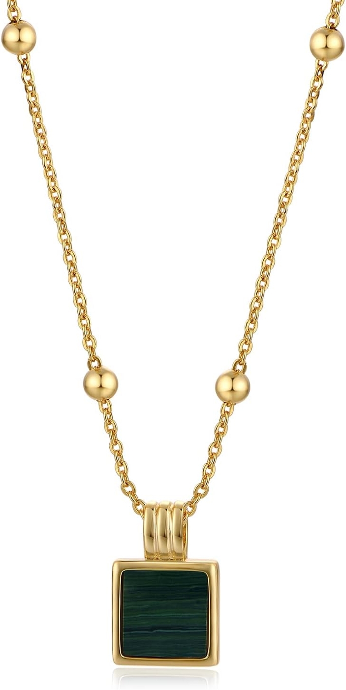 Dainty Layered Choker Necklace 18k gold Plated Y Pendant Commemorative coin Necklace Multilayer Bar Disc Necklace Adjustable Layering Choker Necklaces fashion jewelry for Women Girls