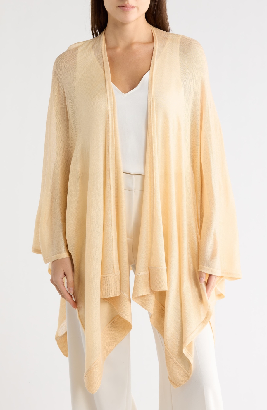 Lightweight Open Knit Topper